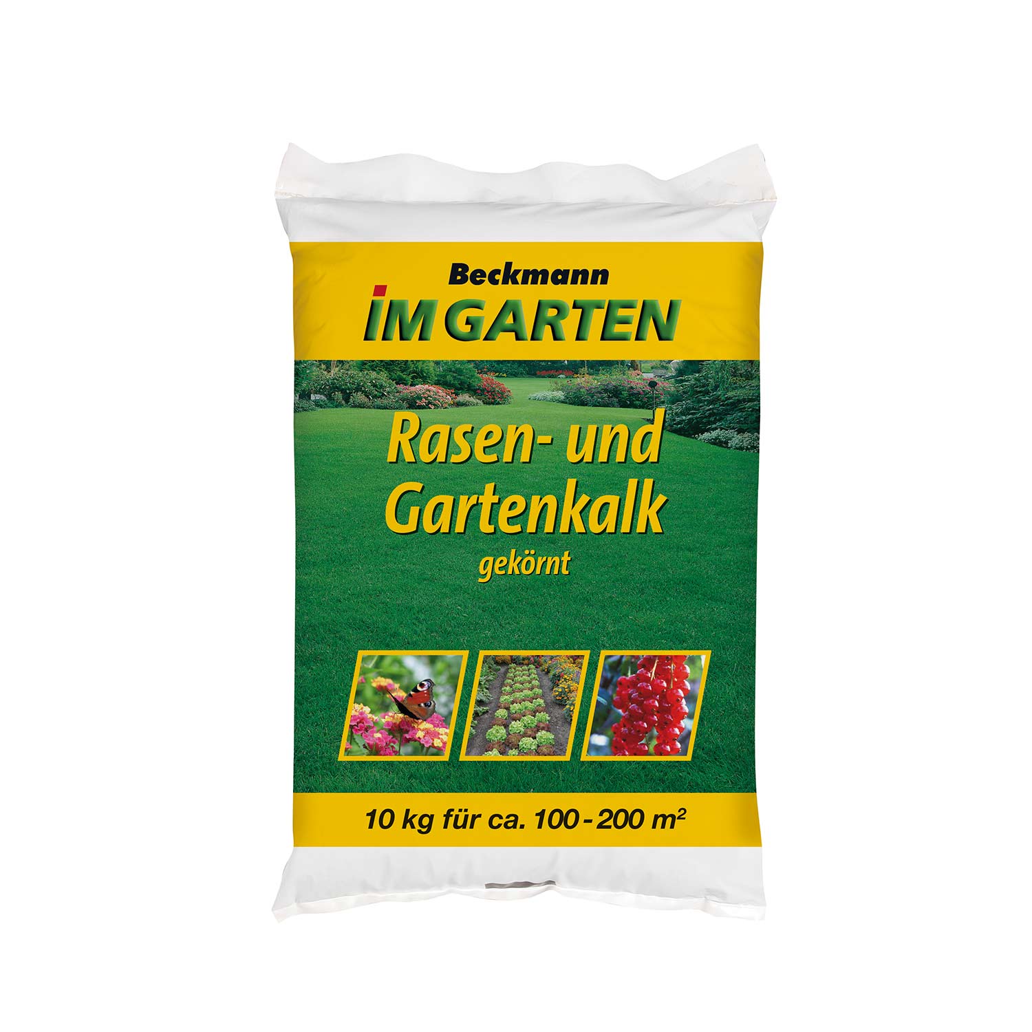 Rasen- und Gartenkalk 10 kg - Beckmann Kohlensaurer Kalk