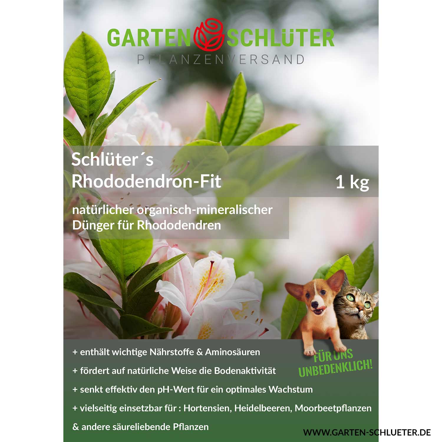 Schlüter´s Rhododendron Fit - 1 kg