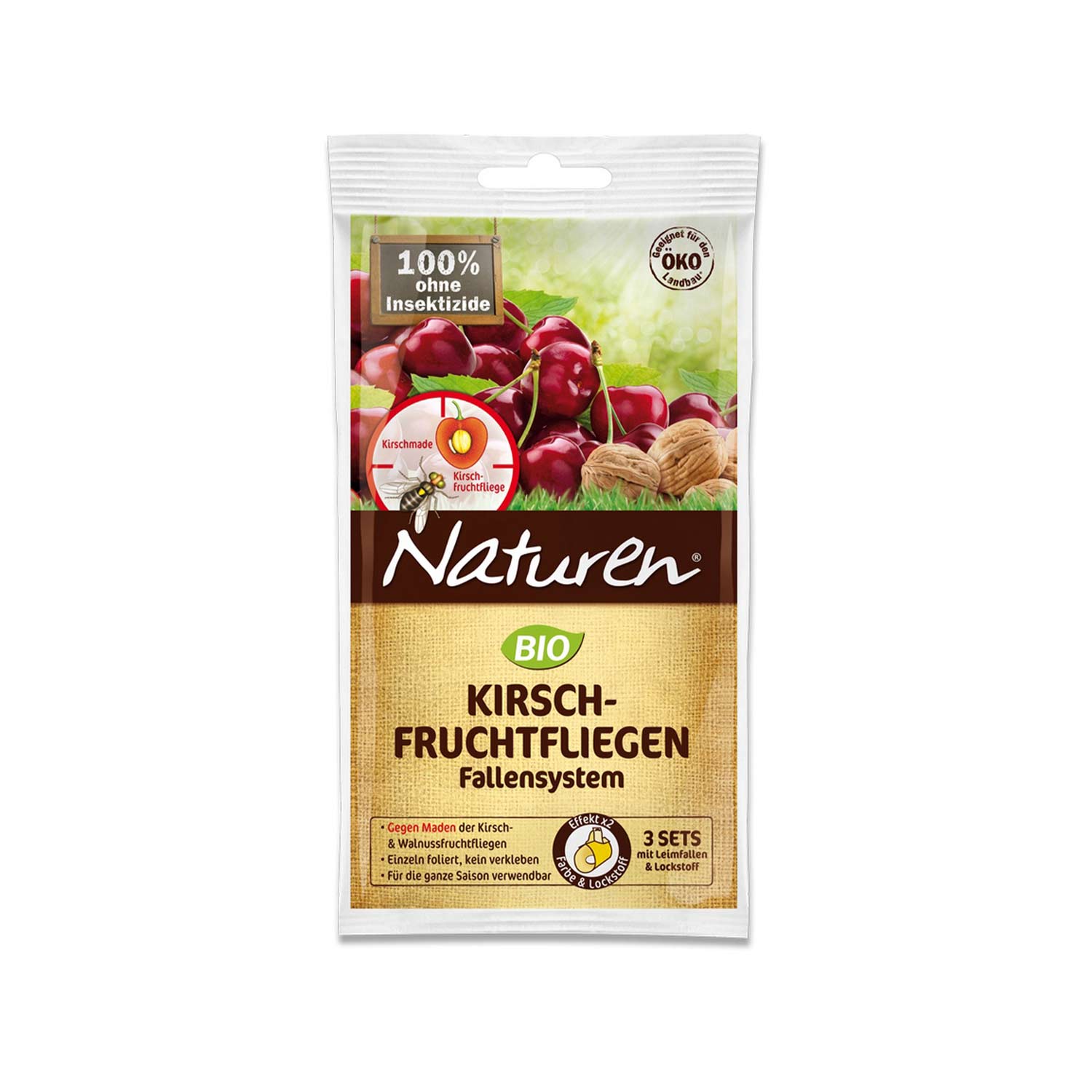 SUBSTRAL Celaflor Naturen® 'Kirschfruchtfliegen-Falle' (3 Sets)