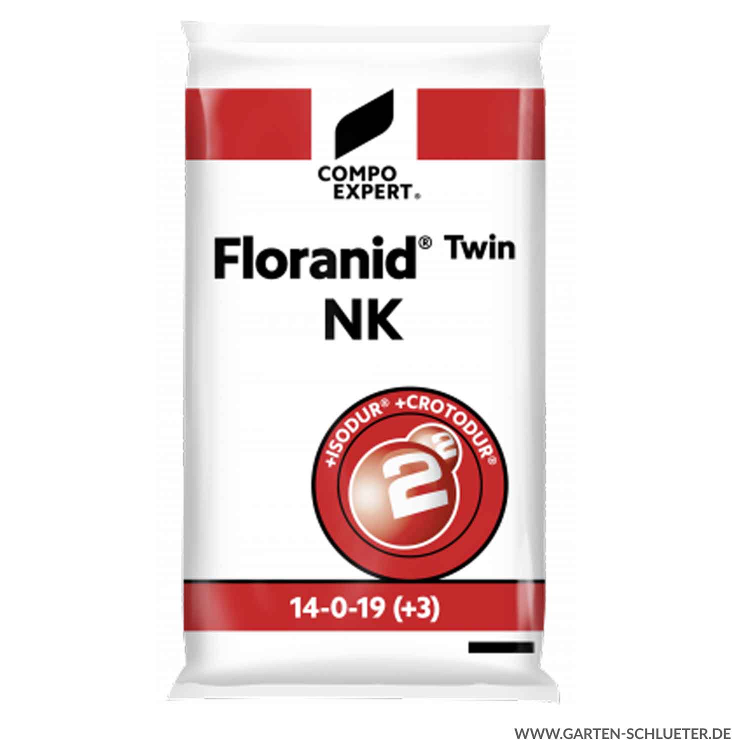 Phosphatfreier Langzeitdünger - COMPO EXPERT® Floranid® Twin NK 14-0-19 (+3) - 25 kg